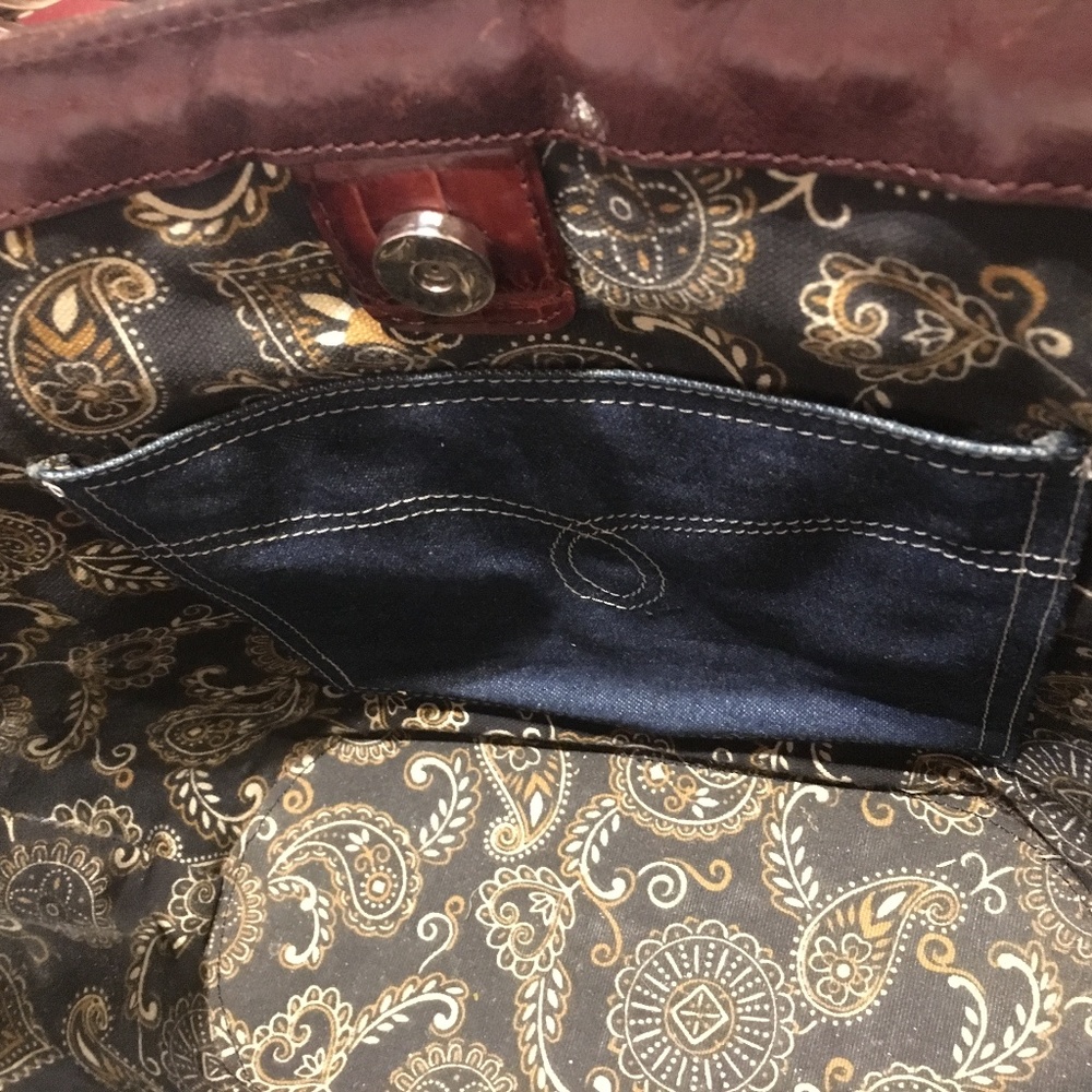Brighton straw/fabric/leather woven shoulder bag! - Picture 8 of 8
